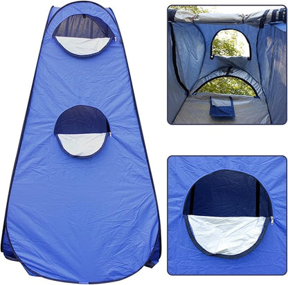 Portable Outdoor Camping Toilet Kit for Adults,Pop Up Privacy Tent, Camping Folding Toilet, 30 Toilet Bags, Washable Foldable for Travel, RV, Car, Beach, Hiking