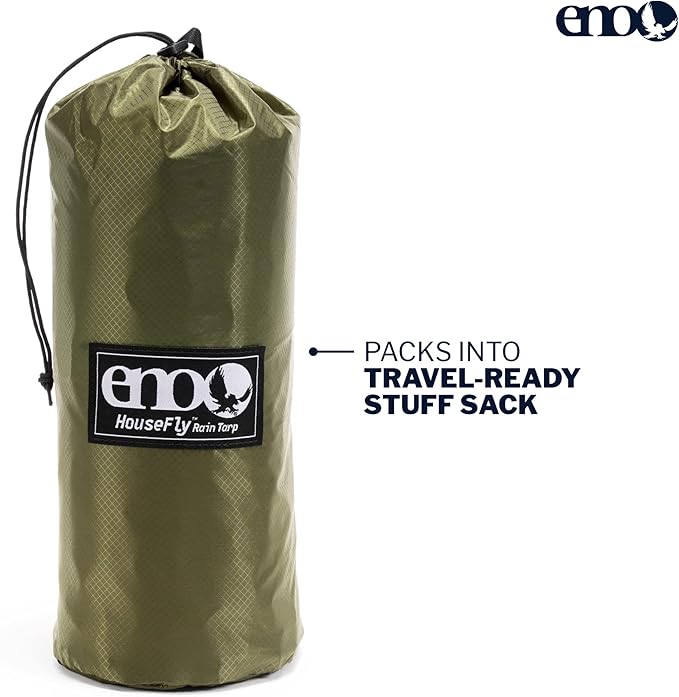 ENO - Eagles Nest Outfitters HouseFly Rain Tarp, Ultralight Camping Tarp