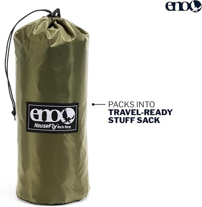 ENO - Eagles Nest Outfitters HouseFly Rain Tarp, Ultralight Camping Tarp