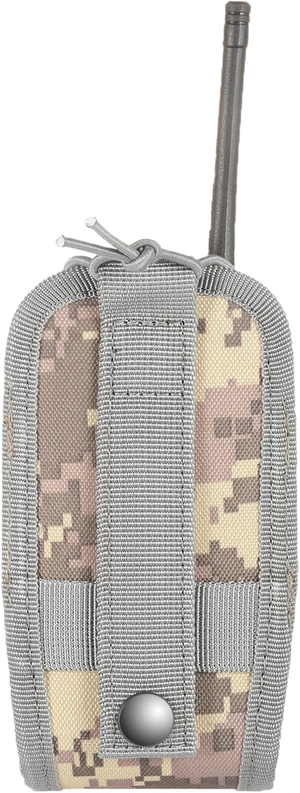 FRTKK Tactical Radio Holder Radio Holster Molle Radio Pouch Universal Radio Case Military Heavy Duty Radio Bag for Police Firefighter Two Ways Walkie Talkies Vest