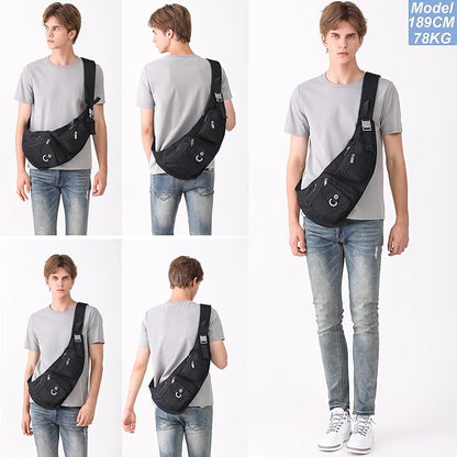 NICGID Sling Bag Chest Shoulder Backpack Crossbody Bags Casual Daypack for Men Women