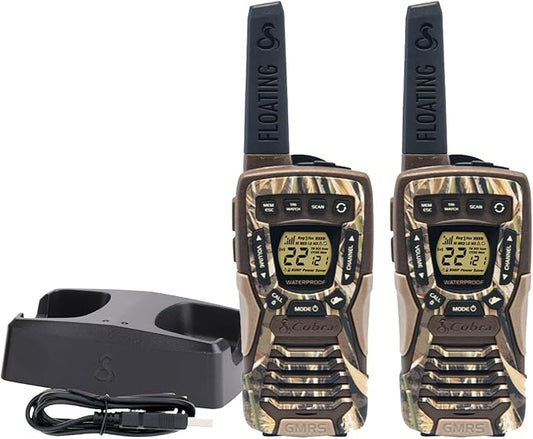 Cobra ACXT1035R FLT CAMO Walkie Talkies 37-Mile Two-Way Radios with Rewind-Say-Again (Pair)