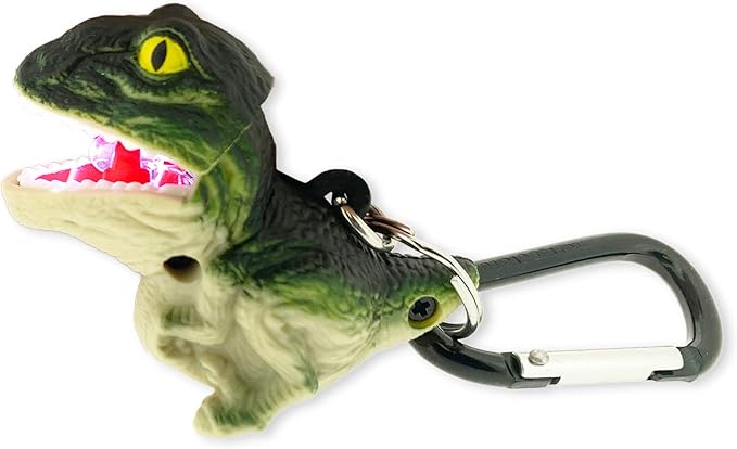 Big Discoveries WildLight Animal Carabiner Flashlight - Fun Mini Keychain Flash Lights for Kids, Nurses, Camping