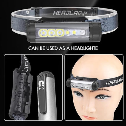LED Mini Flashlight, Magnetic Rechargeable Flashlights High Lumens Small Flashlight Powerful, 8 Modes Waterproof Mini Torch Light for Emergencies Home Camping Hiking Walking, Christmas Gift for Men