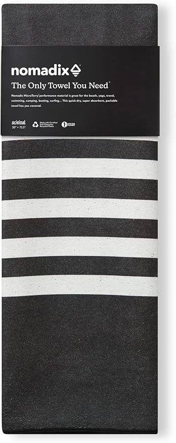 Nomadix Original Towel - Perfect for Beach, Pool, Travel, Camping, Yoga - Made with Recycled Materials - Super Absorbent - Sand Resistant - 72.5x30