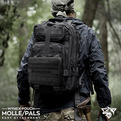 WYNEX Tactical Admin Molle Pouch, Medical EDC EMT Utility Bag Shell Design Attachment Pouches 1000D Nylon Hiking Belt Bags