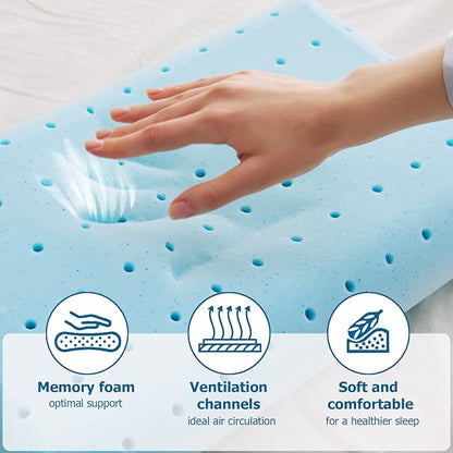 Small Travel Pillow,Memory Foam Travel & Camping Pillow for Adults with Storage Bag,Backpacking, Airplane, Car Travel,Easy to Carry Compact Portable Pillow for Sleeping with Machine Washable Cover