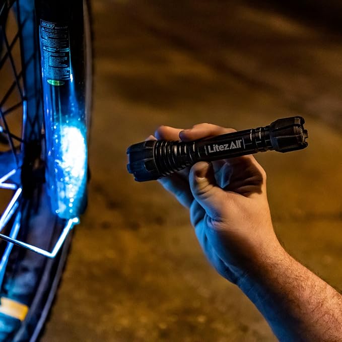 LitezAll 24921-6/12 Nearly Invincible 300 Lumen Tactical Flashlight