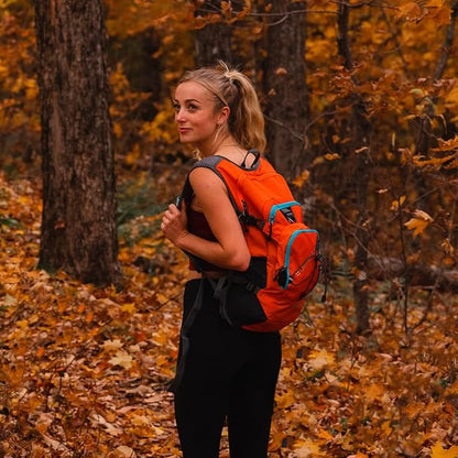Everfun Hydration Backpack 18L with Water Bladder 2L/3L Hiking Water Backpack Women Men Lightweight Insulation Hydration Day Rucksack for Hiking, Cycling, Running, Festival, Camping