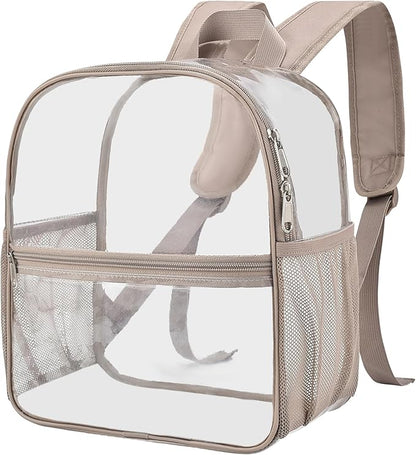 Oraben Clear Backpack for Stadium Events Clear Stadium Backpack 12x6x12 Bag Transparent Bookbag