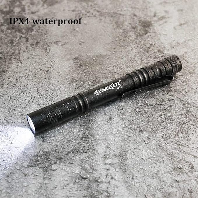 Pen Light, LED Pocket Pen Flashlight, 5 Pcs Small Mini Flashlight with Clip, 3 Modes for Camping, Outdoor, Emergency