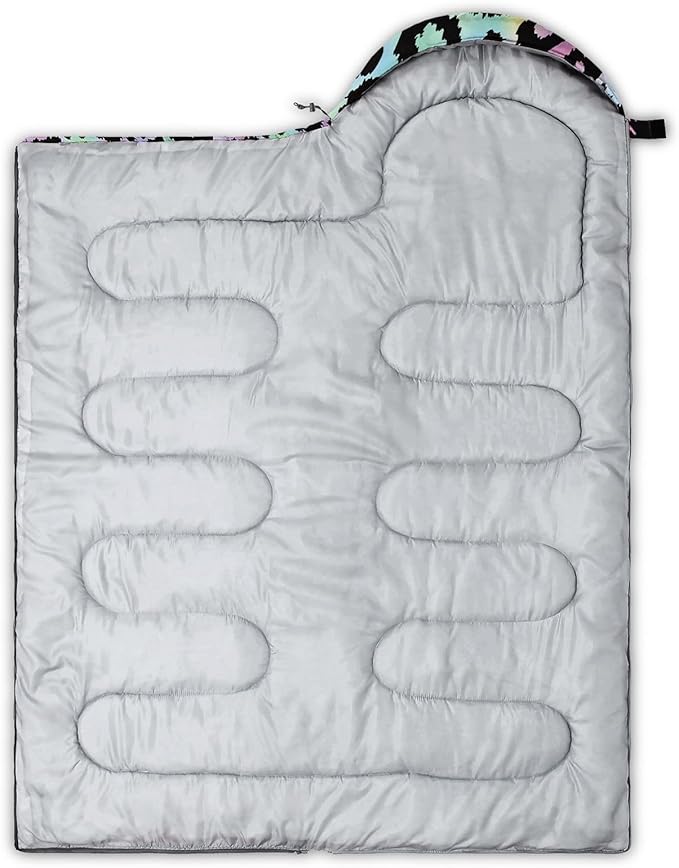 Kids Sleeping Bag for Boys Girls,Cute Puppy Print-Lightweight Warm Portable Outdoor Indoor-Waterproof Cold Weather Resistant Sleeping Bag for Camping Hiking