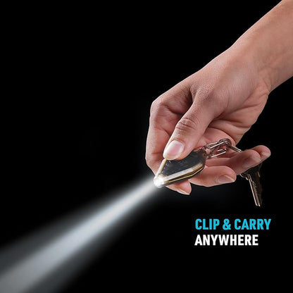 Nite Ize Radiant Rechargeable Microlight - Rechargeable Keychain Flashlight with LED Light - Microlight for Travel, Camping, Car Key Keychain & House Key Keychain - 12 Lumen Light