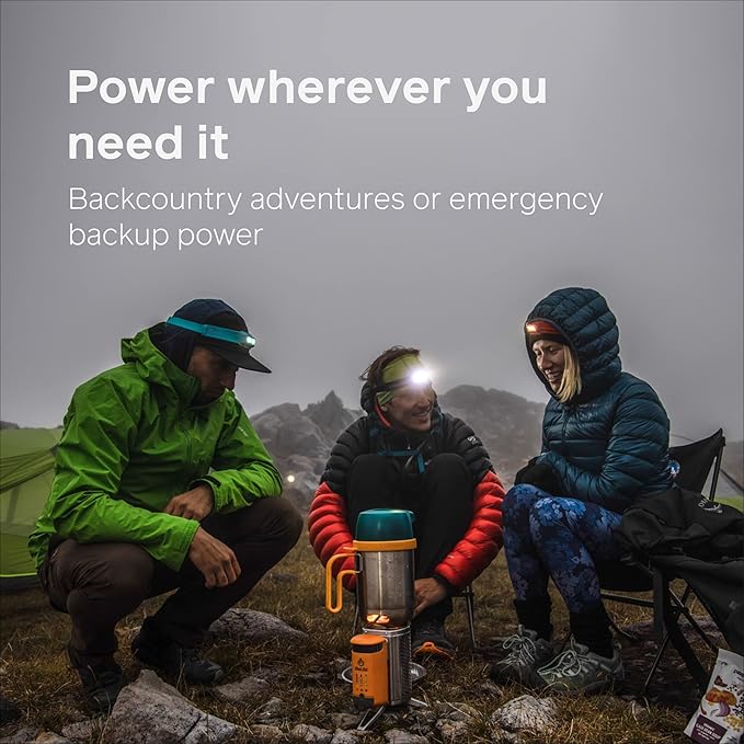 BioLite CampStove 2+ Wood Burning, Electricity Generating & USB Charging Camp Stove