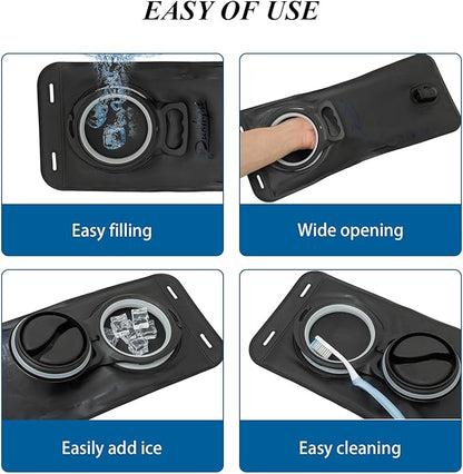 Hydration Bladder Hiking Water Bladder Leak-Proof Water Reservoir BPA Free Hydration Bag for Biking Running Camping