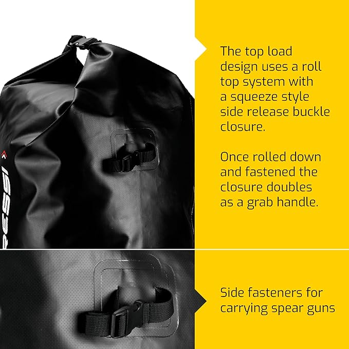 Cressi Dry Bag Gara 60 LT - Backpack Dry Bag for Diving Fins and Diving Material, Unisex Adult