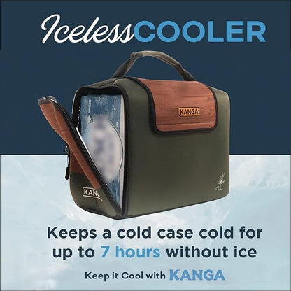 Kanga Insulated Cooler Bag - Soft Cooler Bag - Can Beer and Seltzer Drink Cooler - Insulated and Durability Tested - Kanga Kase Mate
