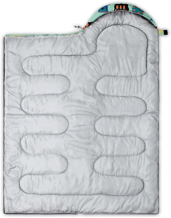 Kids Sleeping Bag for Boys Girls,Cute Puppy Print-Lightweight Warm Portable Outdoor Indoor-Waterproof Cold Weather Resistant Sleeping Bag for Camping Hiking