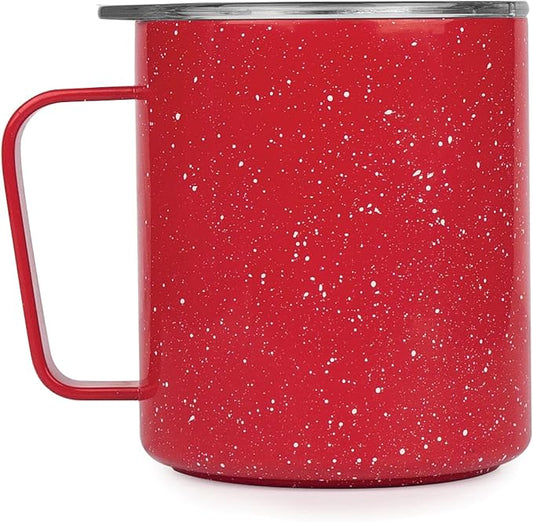 MiiR, Camp Cup, Vacuum Insulated, Stainless Steel with Slide Lid, BPA Free, Red, 12 Fluid Ounces