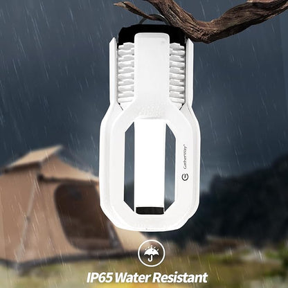 Rechargeable LED Camping Lantern – Free-Grip Design, 4 Light Modes, Water-Resistant & 3000K Warm White Tent Lights, Lightweight Outdoor Portable Camping Light,Dimmable Home Emergency Light