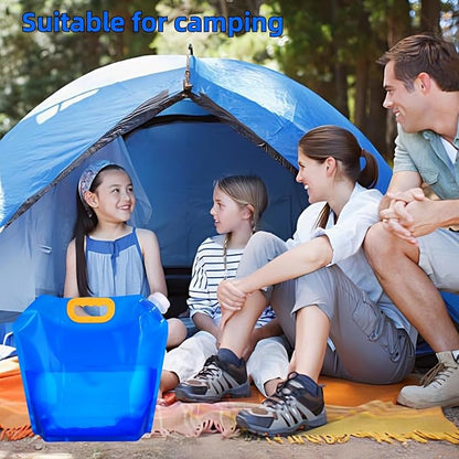Portable Water Storage Containers For Camping, Collapsible Water Bag, Water Jugs For Hiking,Reusable Gallon Water Jug, Drink Pouches For Emergency (10L, Count, 2)