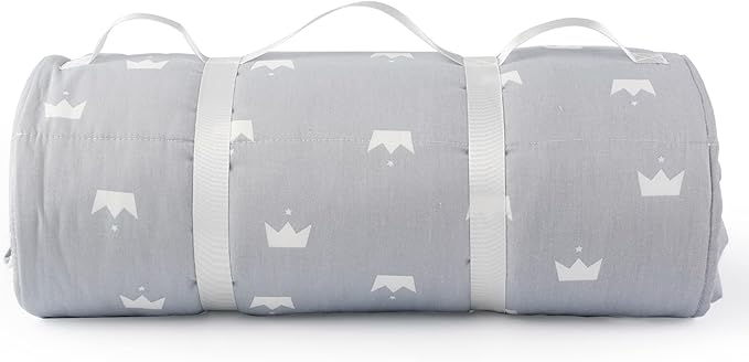 Bunnikins & Clover Toddler Nap Mat with Removable Pillow, Nap Mats for Preschool, Easy Clean Toddler Nap Pad for Kindergarten, Kids Sleeping Bag for Travel Camping