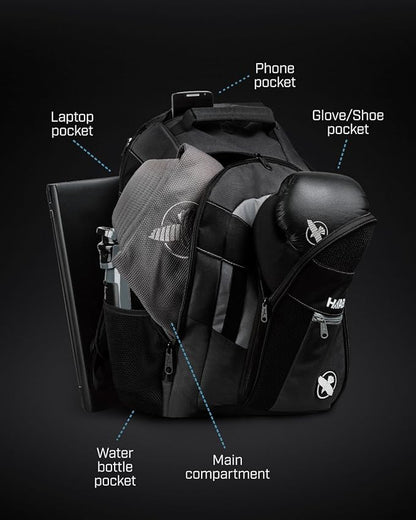 Hayabusa Ryoko Backpack - Black/Grey, 30L