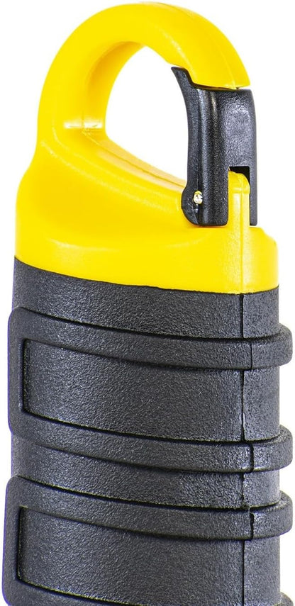 Dorcy 55 Lumen Floating Water Resistant LED Flashlight with Carabineer Clip, Yellow (41-2510)