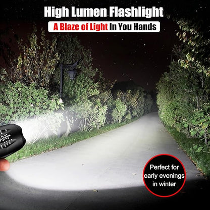LED Powerful Flashlights 5 Pack, Bright Zoomable Tactical Flashlights High Lumens and 5 Modes, Waterproof Portable Mini Flashlight for Emergency, Camping, and Outdoor Use