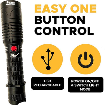 2000 Lumen Rechargeble Diving Flashlight 3 Modes