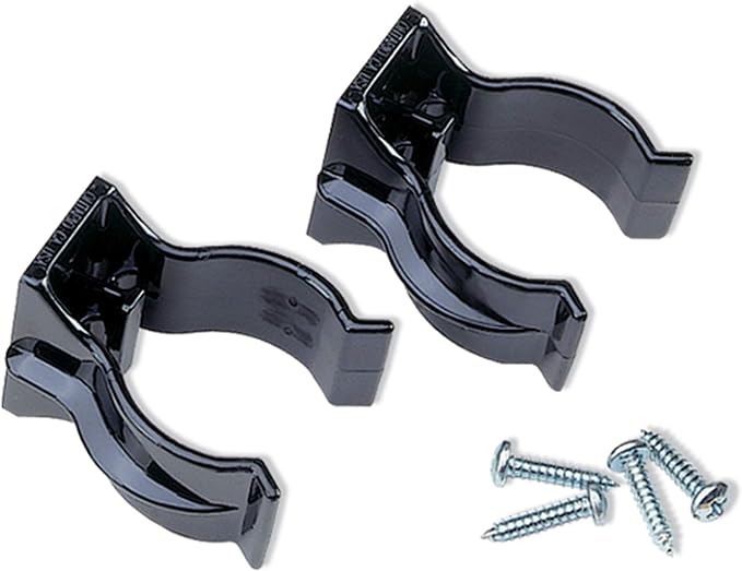 Maglite Black Universal Mounting Brackets for D-Cell Flashlight, 2 pk