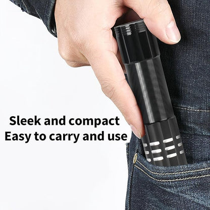 12 Pack LED Aluminum Small Mini USB C Rechargeable Flashlights, Handheld Small Flashlight Bulk for Kids, Portable Camping Bright High Lumens Flashlight Christmas Gifts