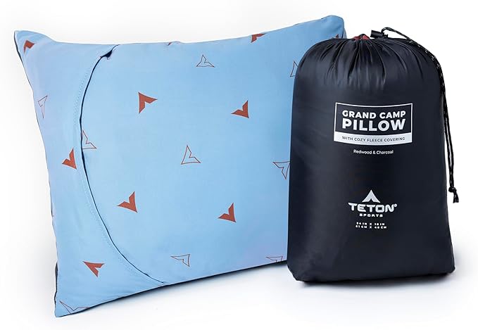TETON Sports Camp Pillow; Great for Travel, Camping and Backpacking; Washable