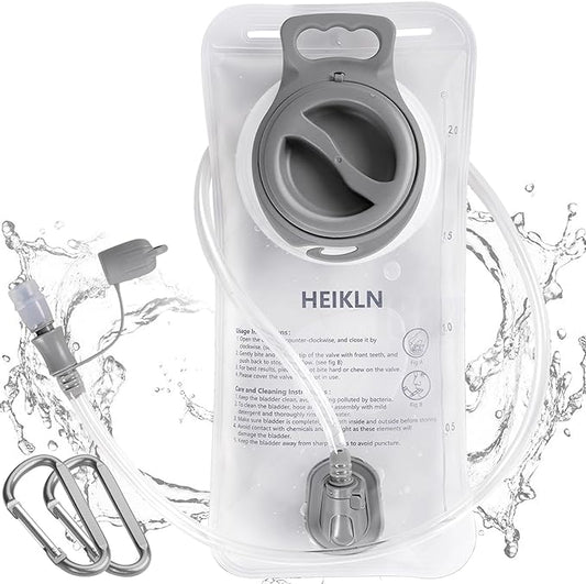 Hydration Bladder, 2L-3L Water Bladder for Hiking Backpack Water Storage Bag Reservoir, BPA Free Water Pouch Hydration Pack Replacement for Bicycling Cycling Hiking Camping Hunting Running