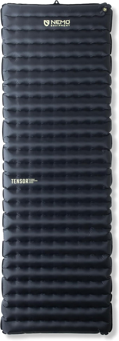 Nemo Equipment Tensor Extreme Conditions Sleeping Pad - Long Wide (76"x25") - Black/Birch Bud/Citron