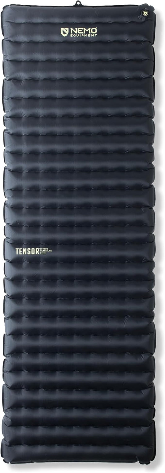Nemo Equipment Tensor Extreme Conditions Sleeping Pad - Long Wide (76"x25") - Black/Birch Bud/Citron