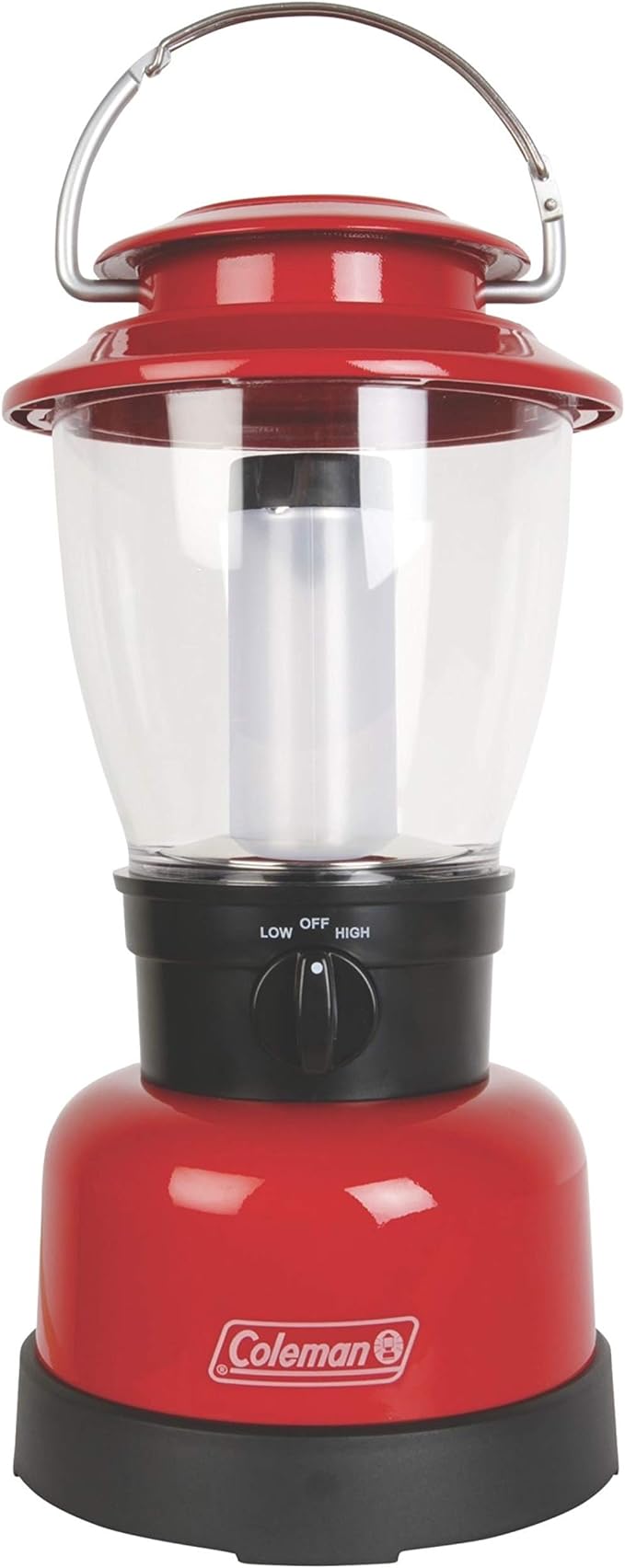 Coleman Personal LED Lantern with 4D Battery, Water and Impact-Resistant Lantern with Carry Handle Shines up to 700 Lumens, Lifetime LED Lights Never Need Replacing