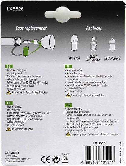 LiteXpress LXB525 2 Mode LED Upgrade Module 525 or 55 Lumen for 3-6 C/D Cell Maglite Torches
