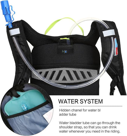 LOCAL LION Running Backpack for Men & Women, Lightweight Hydration Backpack 6L, Bike Rucksack Breathable for Biking Travelling Hiking