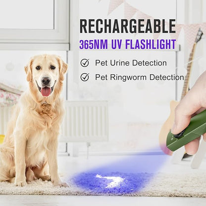 OLIGHT Arkfeld UV Rechargeable EDC Flashlight 1000 Lumens with 365nm UV Light, Flat Flashlight for Outdoors, Emergency, Working, Pet Urine Detection (Cool White Light: 5700~6700K)