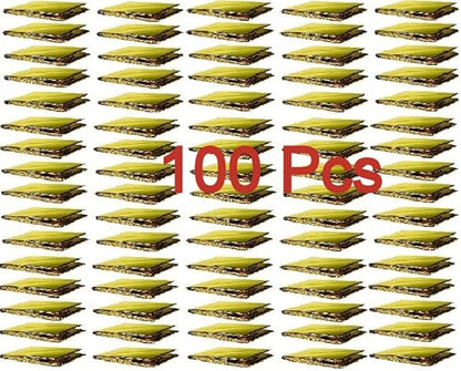 GALAXYLENSE Emergency Mylar Thermal Blanket for Survival First Aid Kits Army Outdoors Hiking Camping Bug Out Trauma Desert All Weather Condition Protection (100 Packs Gold)