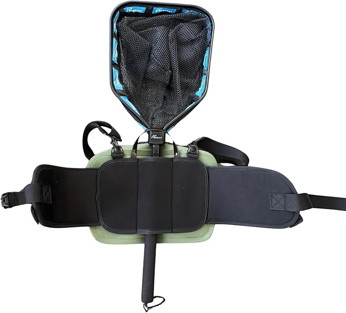 Waterproof Hip Pack | 8L Submersible Lumbar Fishing Waist Pack with Airtight Zipper | Perfect for Fly Fishing, Boating, Camping, Hiking or Paddleboarding | includes free IPX8 Waterproof Phone Case