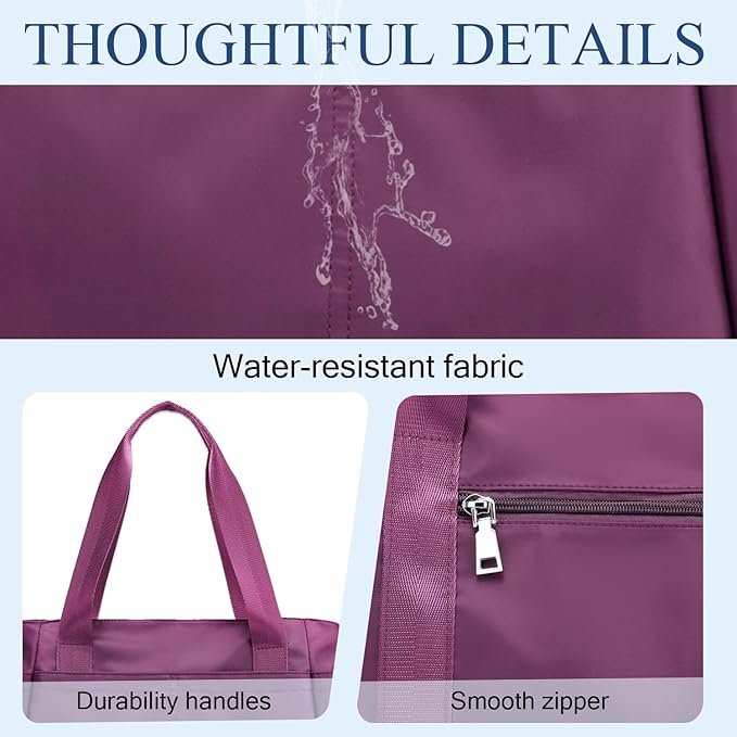 PlasMaller Carry On Travel Duffle Bag Packable Luggage Travel Gear Sports Gym Bags Lightweight Tote Shoulder Pack