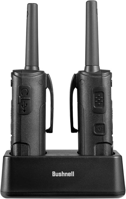 New Bushnell LPX550 Walkie Talkie Radio - Reliable Quality, Rugged Design, 2W Power for 36 Miles of Range, Two Way Radios Equipped for Wherever Life Takes You (2 Pack)