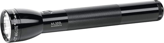 Maglite ML300L LED 3-Cell D Flashlight, Black
