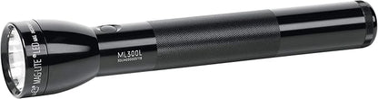Maglite ML300L LED 3-Cell D Flashlight, Black