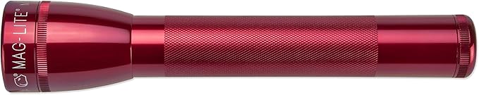 Maglite ML25LT LED 3-Cell C Flashlight, Red