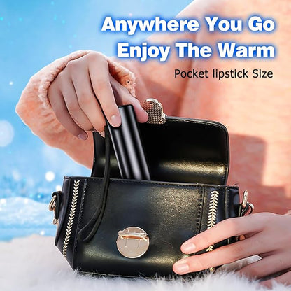 Hand Warmers Rechargeable, 1 Pack 8000mAh, Electric Portable Pocket Hand Warmer, 2 in 1 Hand Warmers and USB C Power Bank, Great Winter Warm Gifts for Ourdoor, Camping, Hunting, Girls