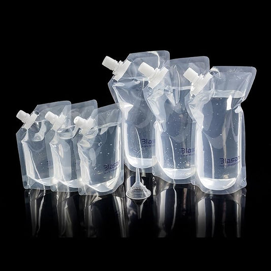 Concealable Cruise Ship Rum Sneak Flask Kit Set (3x32oz, 3x8oz)