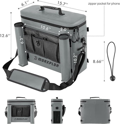 Kayak Cooler,Waterproof Kayak Seat Back Cooler for Kayaking,Kayak Accessories Cooler Bag,Protable Ice Chest,Beach Cooler,Travel Cooler for Camping or Lunch Bag